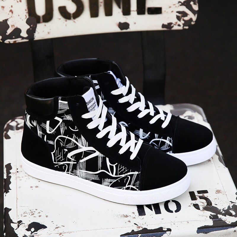 Super Frühling und Herbst Männer Stiefel Komfortable High Top Schuhe Männer Neue Casual Schuhe Botas Atmungsaktiv Masculinas 458