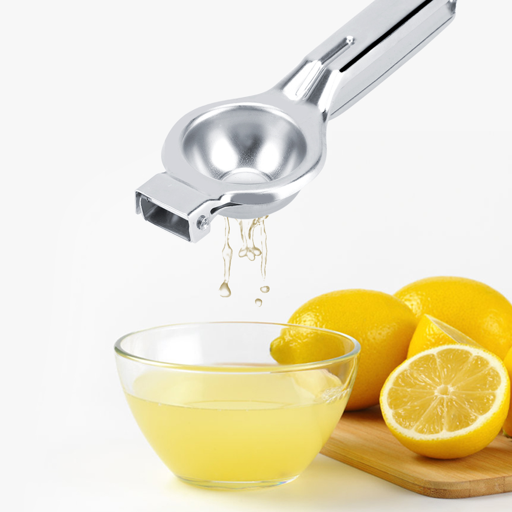 Köksredskap citronpress ergonomisk apelsinjuicer i rostfritt stål fruktjuice brotschar citruspress bärbar mixer