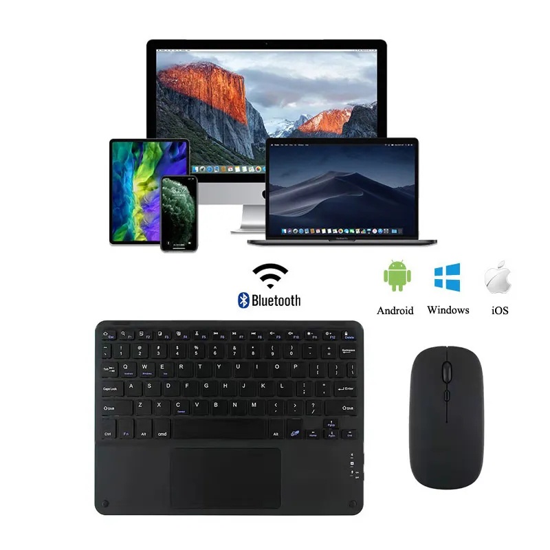 Husă pentru lenovo tab  m11 11 "  tb330fu k11 b11 inch pad studio plus 11.5 k11 plus 11.45 inch 11 husă cu tastatură wireless și touchpad