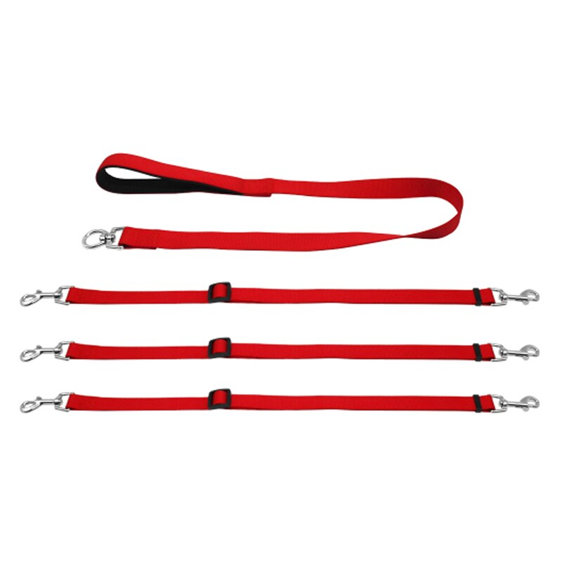 Correa Triple ajustable para perros y mascotas de tres vías, correa para perros pequeños, medianos y pequeños, suministros para mascotas gatos