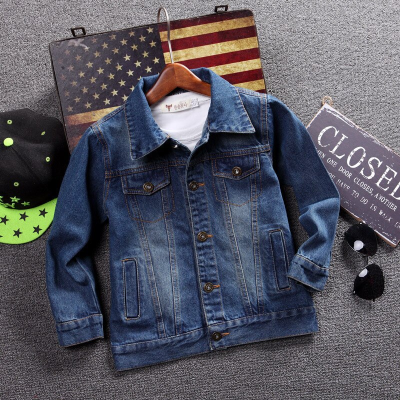 Giubbotti Jeans delle 2020 Casual Dei Ragazzi Dei Jeans Dei Bambini di modo Della Tuta Sportiva Dei Bambini Magliette E Camicette Cappotti Primavera Autunno Grandi Ragazzi Giacca