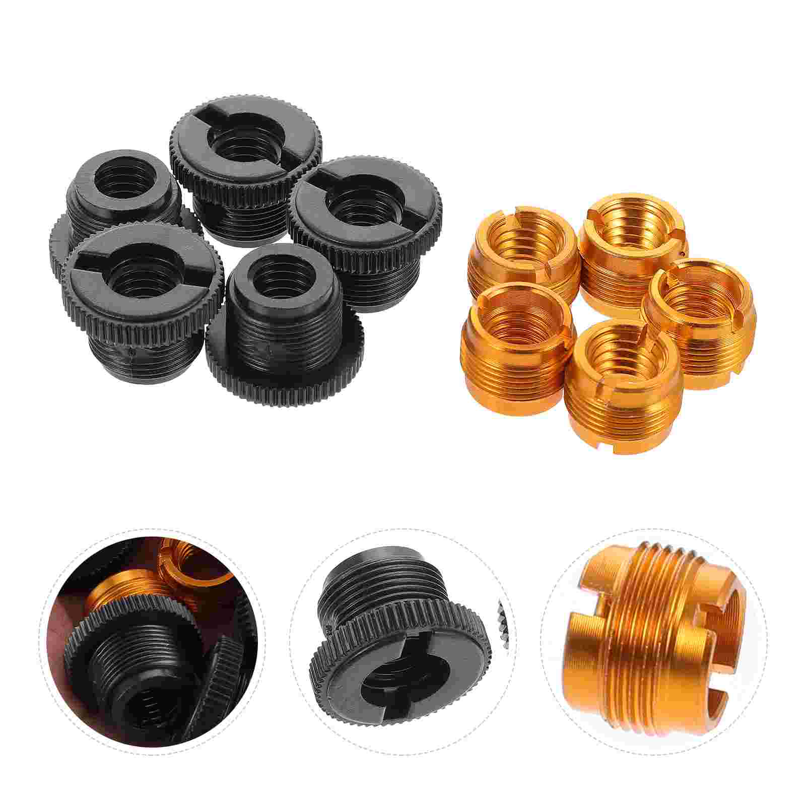 10 Stuks Adapter Mic Schroef Microfoon Cameraaccessoire Set Houder Vrouwelijke Boom Conversie Stand Adapters 8 Statief Draad: Default Title
