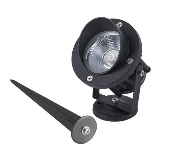 3w 5w 10w outdoor LED Spot Light Black Shell super bright spike light waterproof Landscape IP65 Led Spotlight