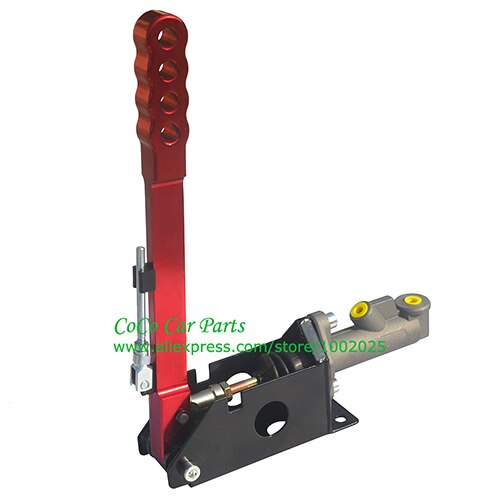 Stainless Steel Rally Hand Brake Universal Hydraulic Handbrake For Drifting Red Blue Black: Red