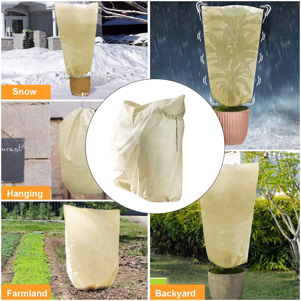 Plant cover winter warm cover tree shrub plant protection bag garden plant antifreeze small tree winter plant protection bag LA