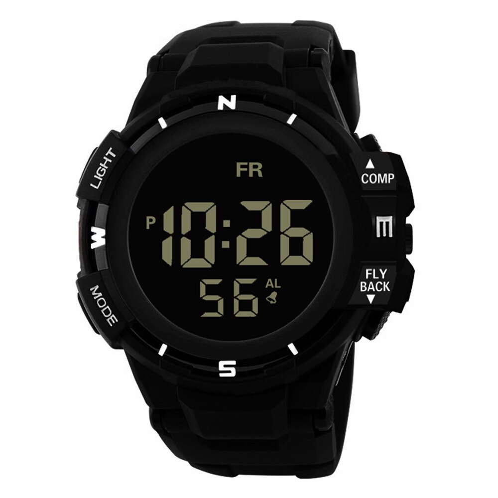Heren Outdoor Horloges Waterdichte Digitale Led Display Alarm Datum Horloges Mannelijke Sport Elektronische Pols Klok Relogios Masculinos