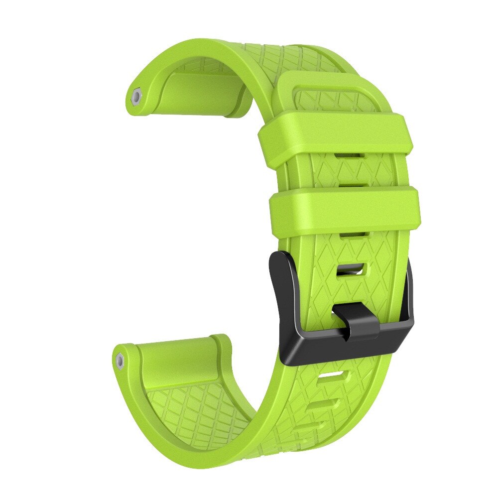Hiperdeal Smart Accessoires Siliconen Band Voor Garmin Fenix/Fenix 2 Band Fit 26Mm Breedte Zachte Siliconen horloge Band Fe7: Green