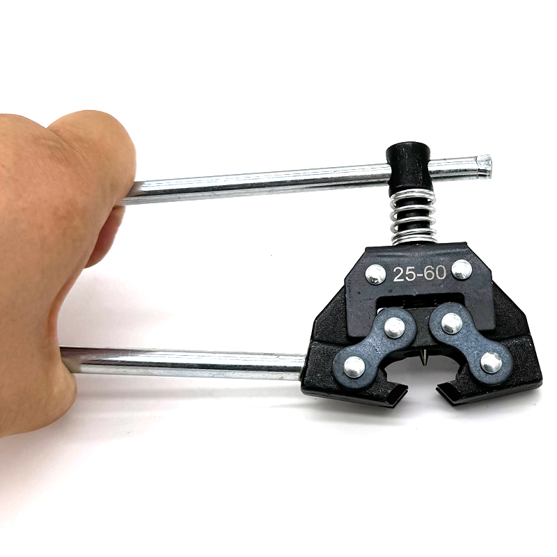 Cortador de cadena de motocicleta, herramienta de soporte de extractor de conexión de cadena divisor 25-60 05B-10B 410-530 25H-60H A2040-A2060 bicicleta