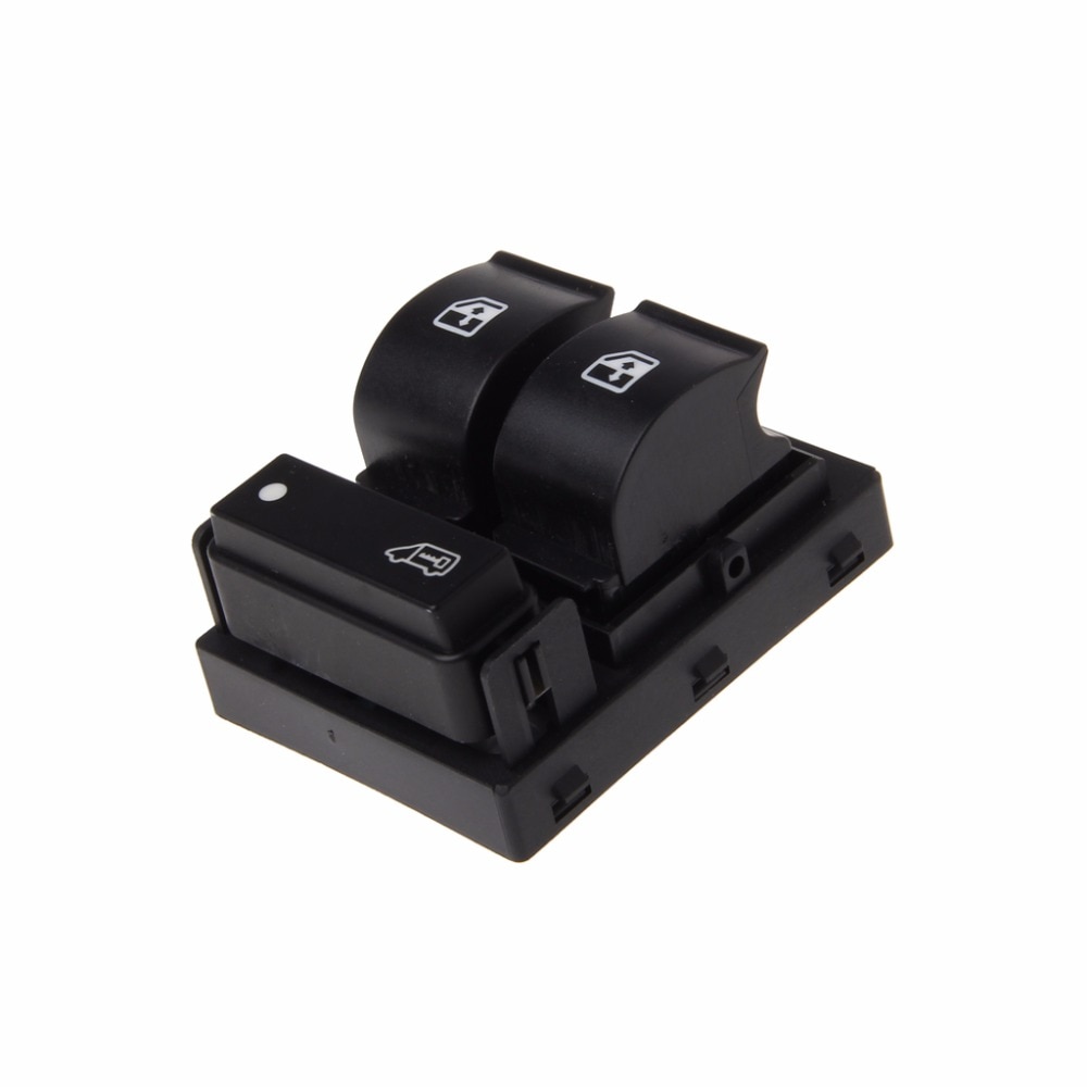 Interruptor de ventanilla principal, 1 pieza, negro, 3 botones, consola Boxer para vehículo eléctrico Fiat Ducato Doblo Peugeot Citroen relé