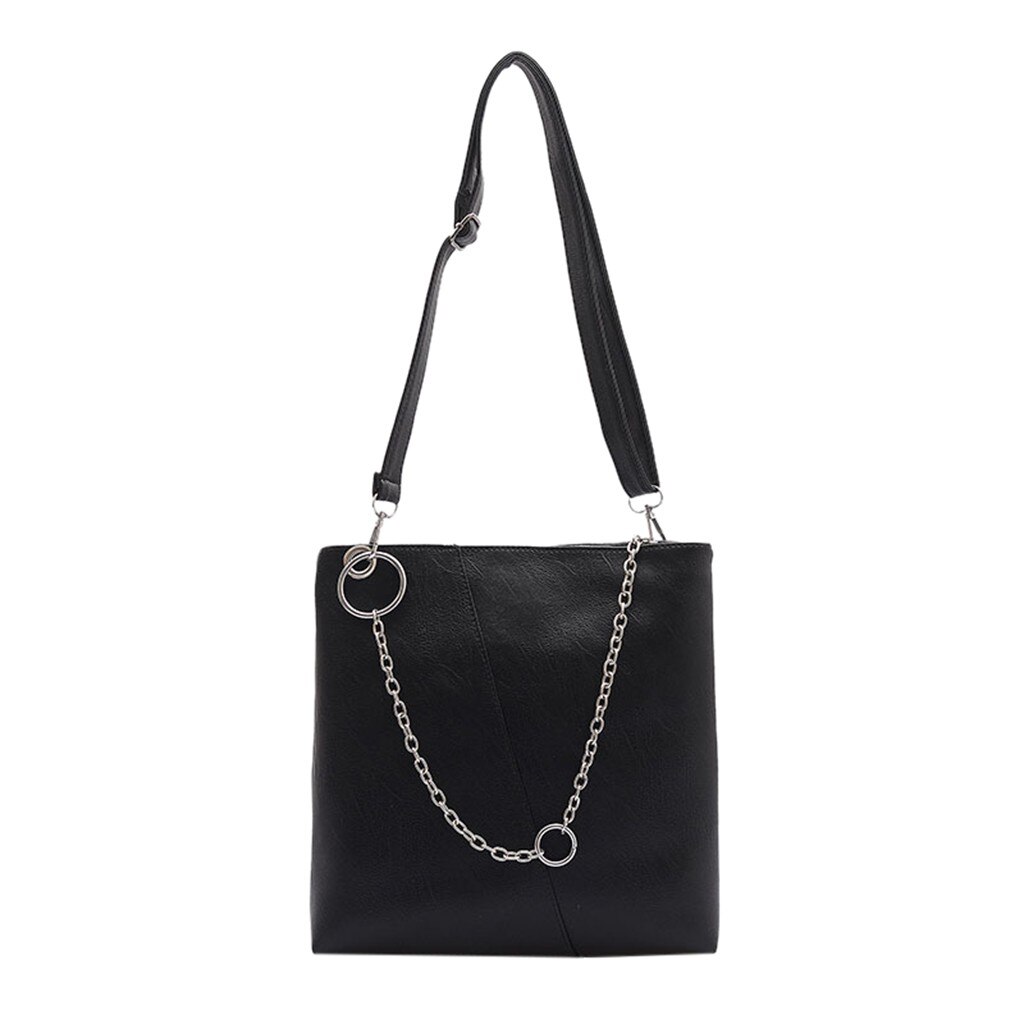 Leather Handbags for Women Luxury Handbags Women Bags Large Capacity Tote Bag Women Shoulder Bags женская сумка: Black