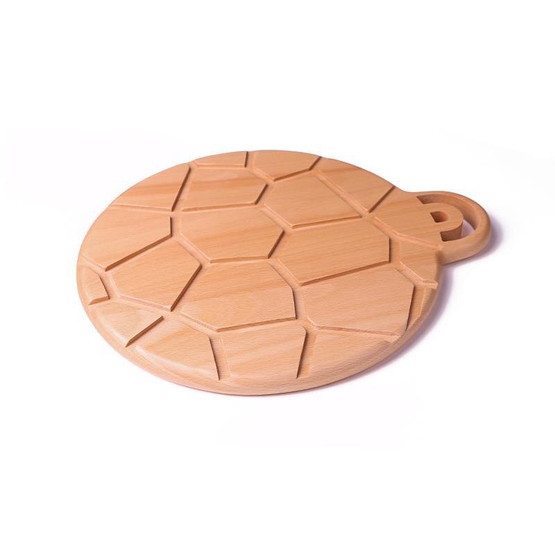 Japanese Beech Wood Tortoise Shell Cutting Board Solid Wood Chopping Rootstock Household Kitchen Utensils Sushi Wood Board