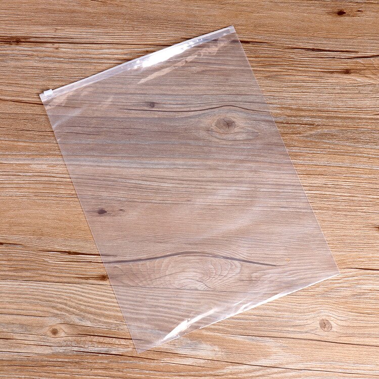 20pcs 11 kinds sizes Pe Transparent zipper bag reusable plastic bag clothing travel storage bag jewelry packaging bags