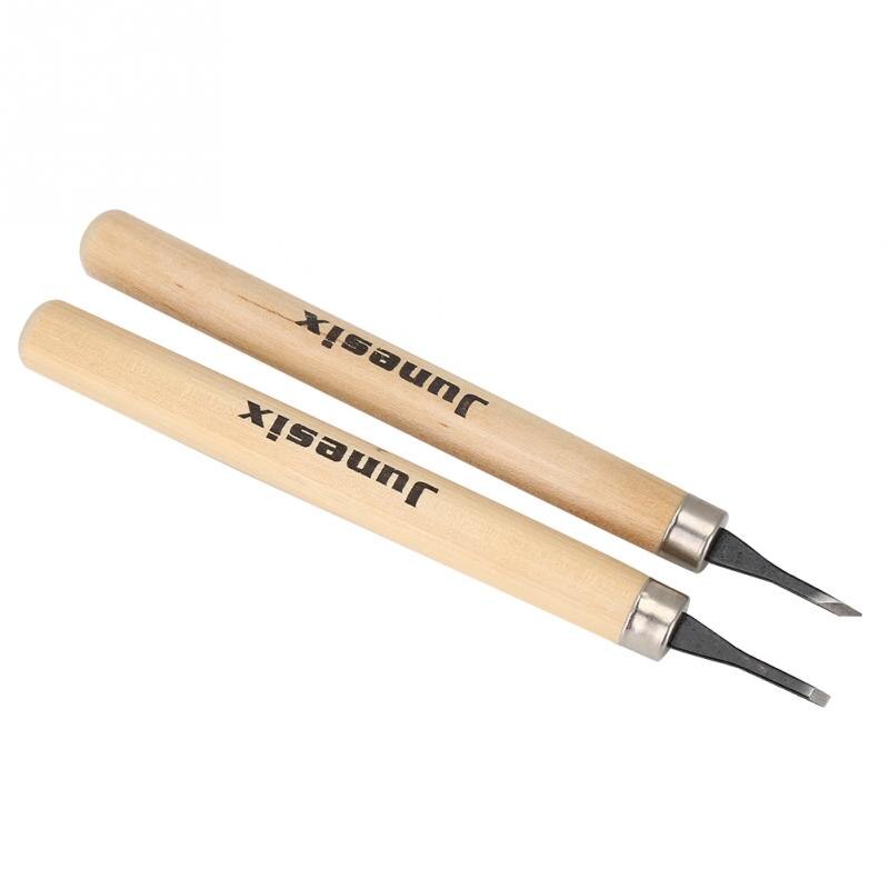 4 st/förpackning träsnideri kniv manuell skärpning gummistämpel knivar snideri verktyg set grundläggande detaljerad snideri träarbetare skåror: 1