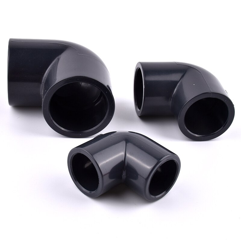 I.D 20~63mm UPVC Pipe 90° Equal Elbow Connector Irrigation System Hydroponics Planting Frame Plastic Elbow Socket Connectors