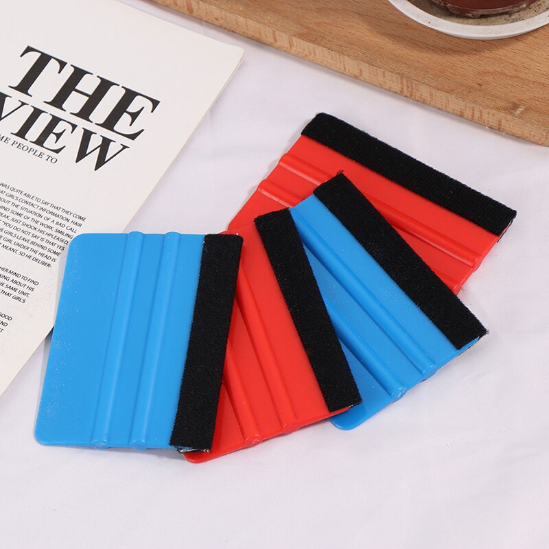 1/2pcs Vinyl Wrap Car Film Install Squeegee Carbon Fiber Wrapping Tool Auto Foil Window Tint Scraper Household Car Cleaning Tool