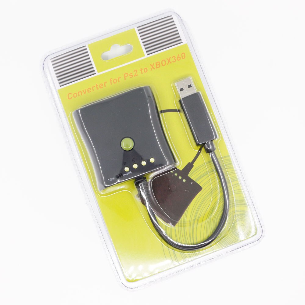 Konwerter dla kontrolera PS2 na złącze gamepada Xbox360 dla adaptera koła wyścigowego: Default Title
