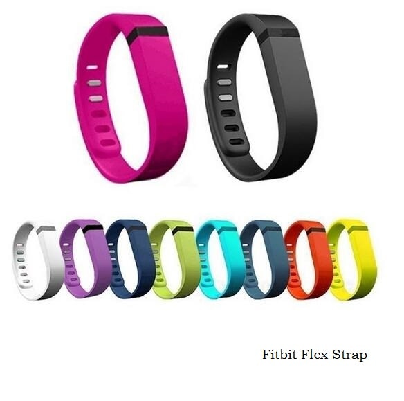 S Silicone couleur Pure remplacer Bracelet Bracelet Bracelet pour Fitbit Flex 1 Bracelet de montre intelligente pour les femmes Bracelets de remplacement