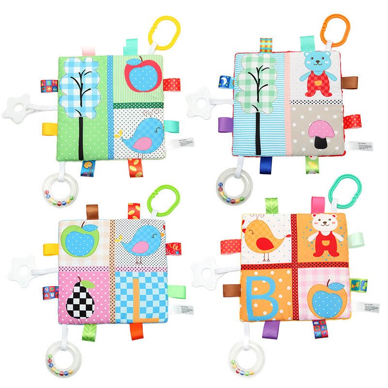 Hohe Infant Zahnen Tuch Beschwichtigen Handtuch Spielzeug Baby Beißring Decke Hängen Sounding Handtuch KTC 66