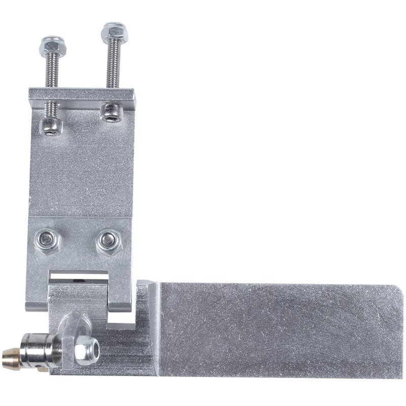 Long gouvernail en aluminium de bateau de Rc avec la direction absorbante de ramassage d'eau pour le modèle à télécommande de gaz électrique partie Cnc(75Mm)