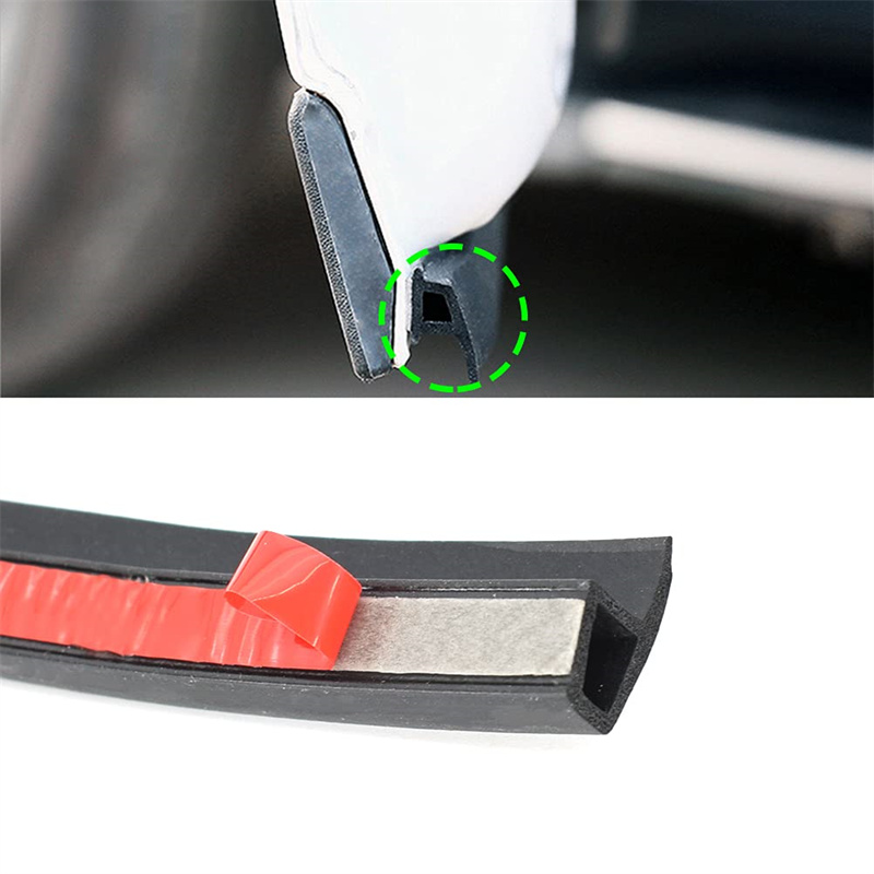 P Type Auto Deur Afdichting Strip Tochtstrip Anti-Stof Rubber Deur Afdichtingen Geluidsisolatie Auto Deur Afdichting Strip