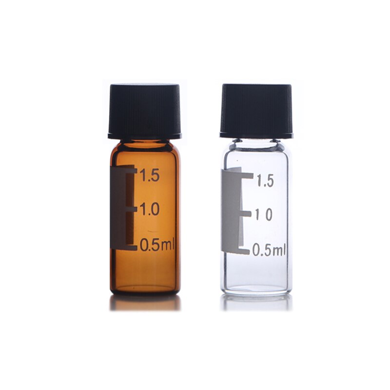 100 Pieces Hplc 2ml Reagent bottle 8-425 Chromatographic Autosampler Vial with Screw Cap