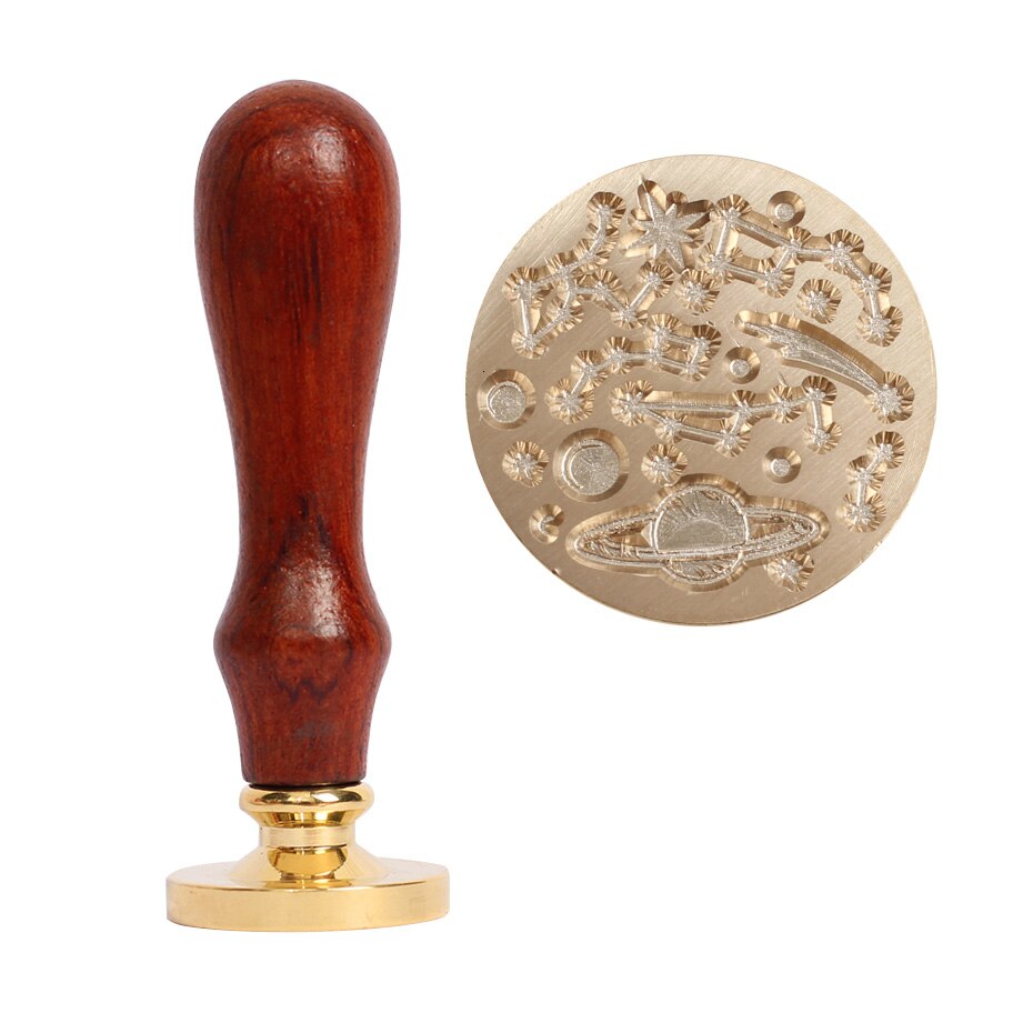 Retro Wooden Stamp Antique Metal Sealing Wax Stamps Wood Handle Wedding Invitations Decor Wax Seal Stamp Craft Wax Seal Stamp: XK08