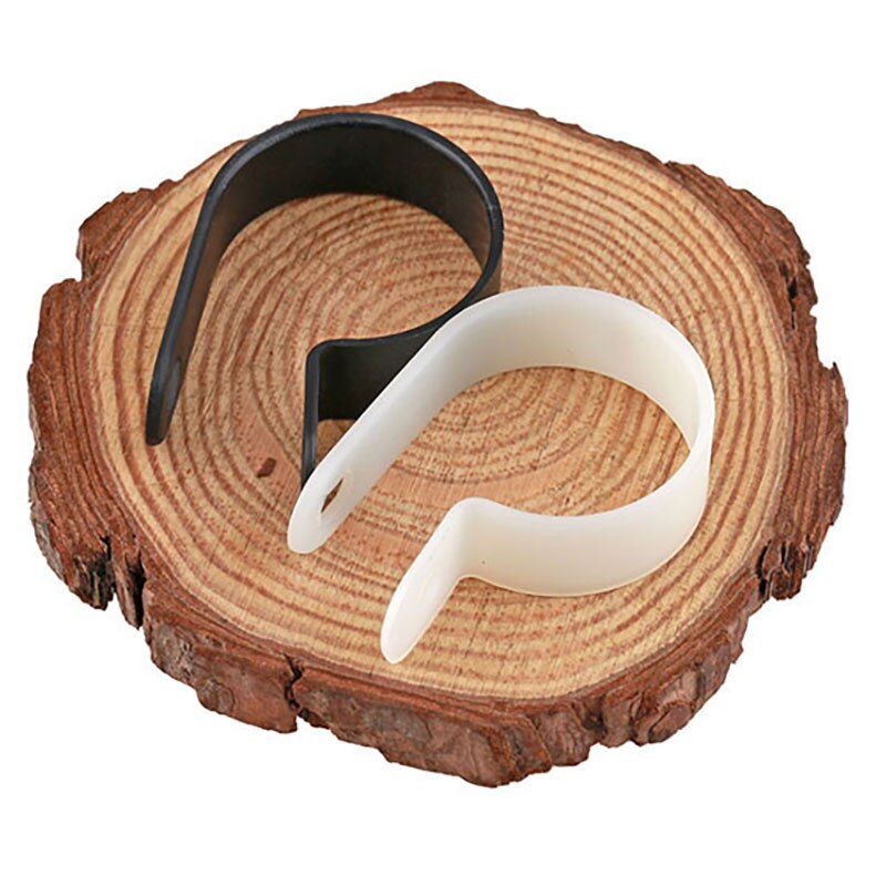 Nylon P Clips Black/white Plastic Clamps for Fixed Pipe Tube Wire Cable Hose Fasteners