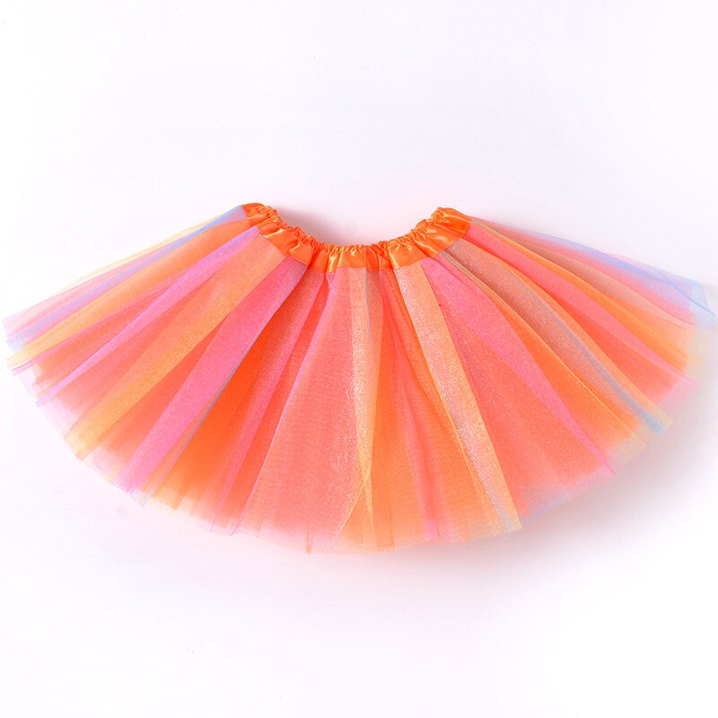 Baby Zomer Kleding Kinderen Tutu Rok Kindje Prinses Dressup Party Meisjes Kostuum Ballet Dans Slijtage Kleurrijke Chiffon Rok: h