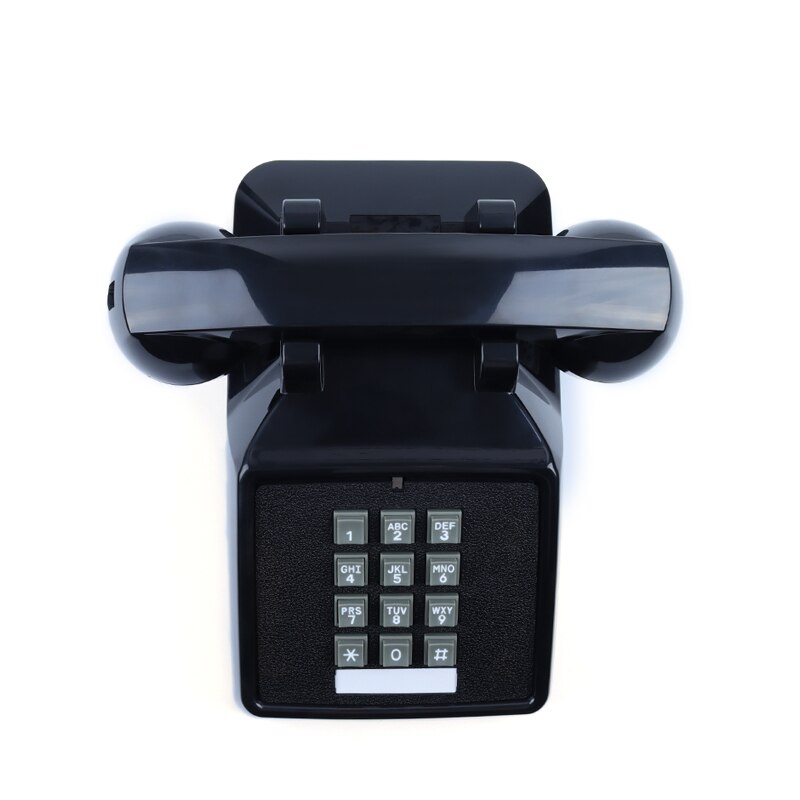 Snoer Retro Huistelefoons Klassieke Analoge Zwarte Telefoon Vintage Ouderwetse Antieke Vaste Telefoons Voor Home Office Hotel
