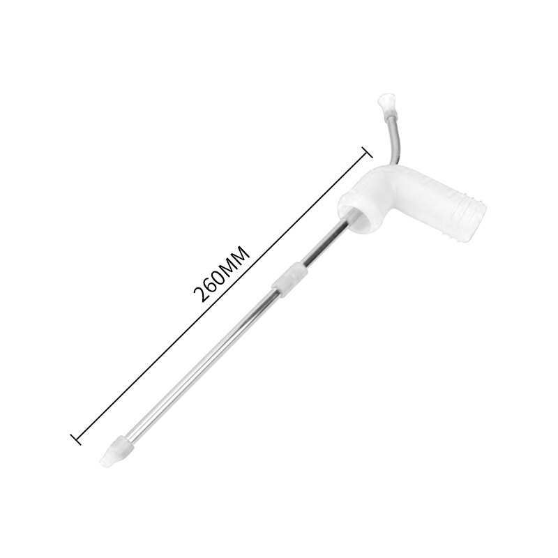 Øl snorkel, dobbelt øl snorkel, øl dispenser: Hvid