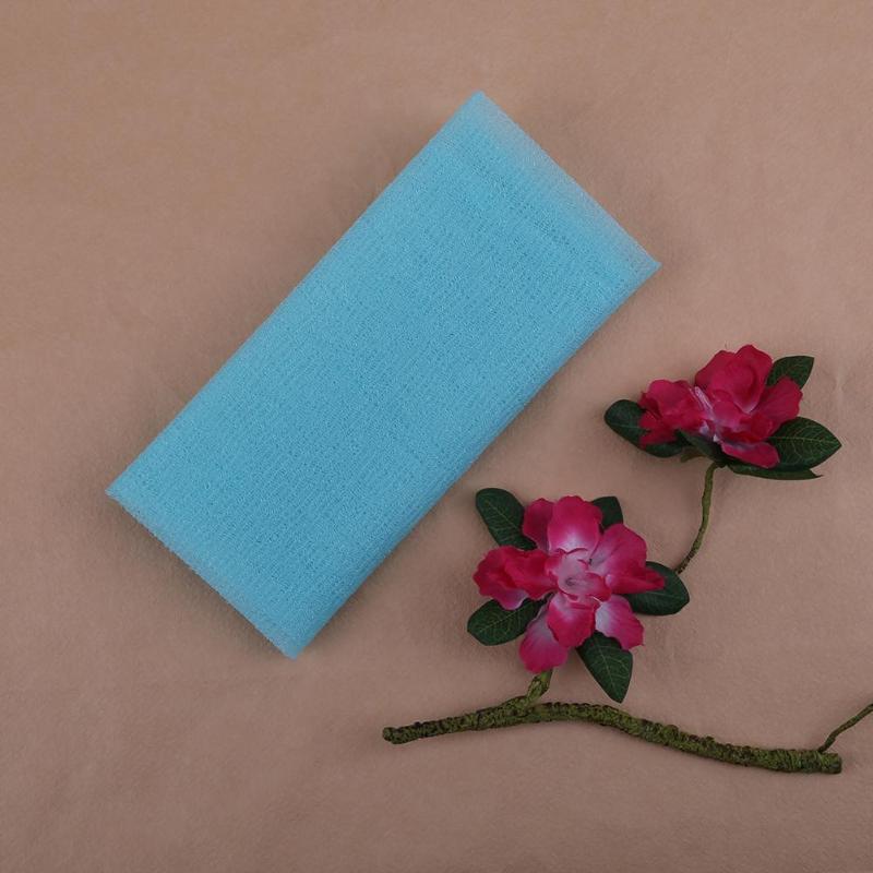 Ducha de baño de malla de nailon, limpieza corporal, toalla exfoliante, estropajos, paños, estropajos, herramienta de limpieza para el lavado de cara y cuerpo, productos