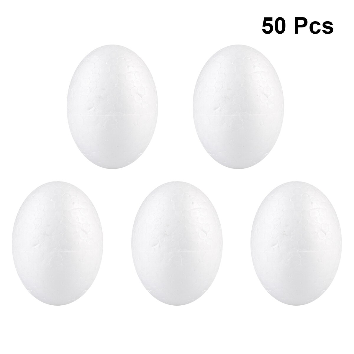 50pcs 6cm Durafoam Eggs Styrofoam DIY Easter Egg Crafts Eggs