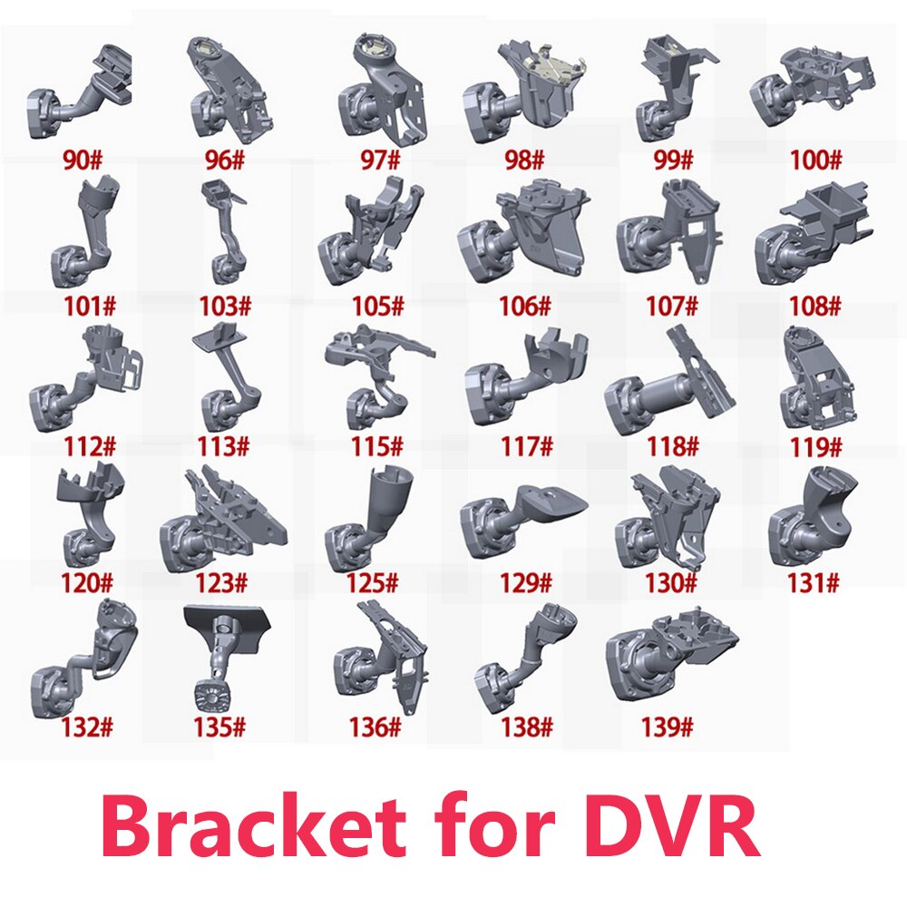 Dash kamera montering sugebeslag forrude videooptager bil dvr holdere til de fleste biler