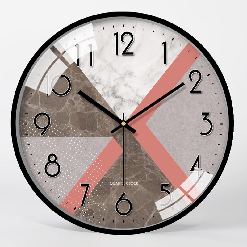 Luxus Wanduhr Metall Küche Wohnzimmer Große Moderne Uhr Heimat Zauberstab Heimat Dekor Duvar Saati Stille Kreative Uhren b50: Stil 1 / 12 Zoll