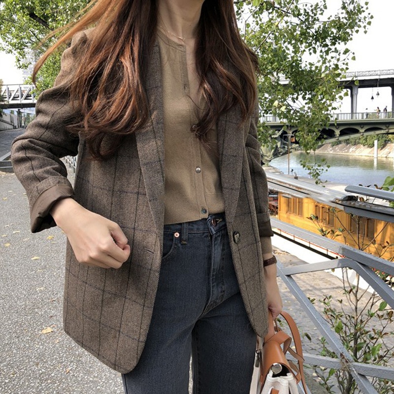 Women's Classic West Print Casual Jacket