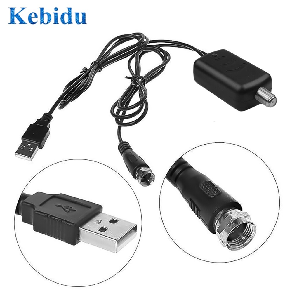 Kebidumei 25DB TV Antenna Signal Amplifier Booster Easy Installation Digital HDTV TV Signal Booster For Fox Antenna Low Noise