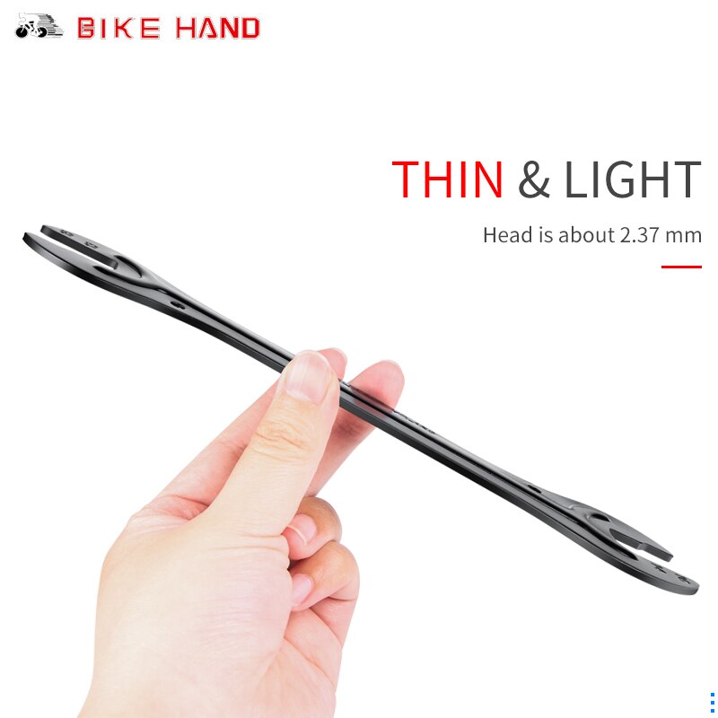 BikeHand 2pcs Bicycle Hub Cone Spanner Wrench 13/14/15/16mm Double Ends Dual Sizes Bike Repair Tools Cup Cone Bearing Bike Tools