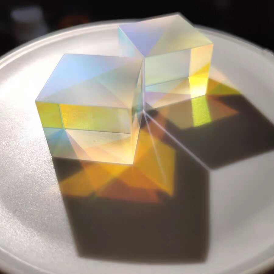 22Mm Cubic Wetenschappelijke Cube Optische Prisma Fotografie Van Tetraëdische Prisma