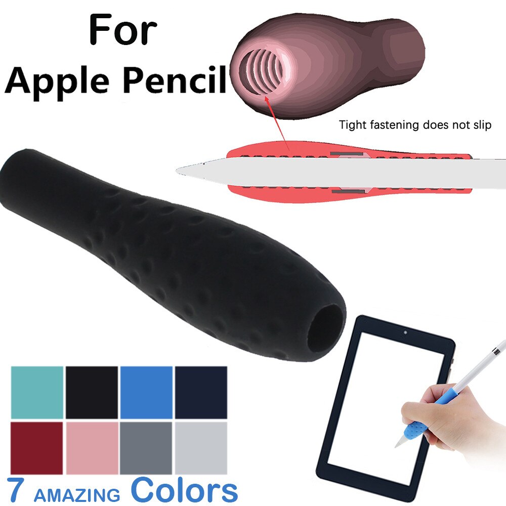 Beschermende Huid Siliconen Grip Houder Voor Apple Ipad Pro/Ipad (6th Gen) cover Protector Voor Apple Pencile Cap Holder