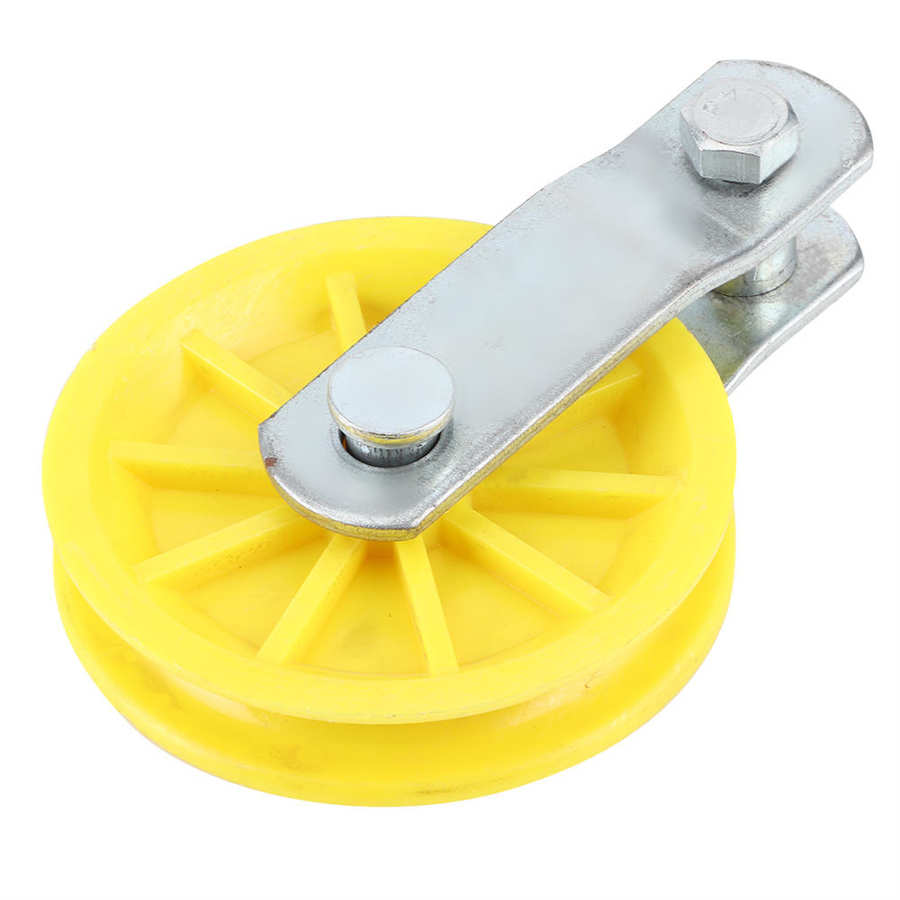 Greenhouse Supplies Waterproof Metal Pulley Metal Material Durable Agriculture Accessories 2Pcs Livestock Farm for Agriculture