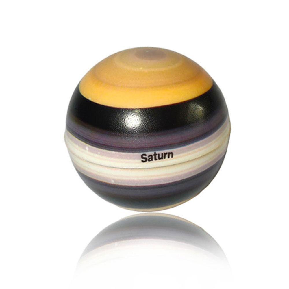 6.3cm Color Printing Sponge Soft Ball Eight Planets Ball Children'S Moon Education Foaming Ball Star Early Bouncy Toy H2X2: Saturn