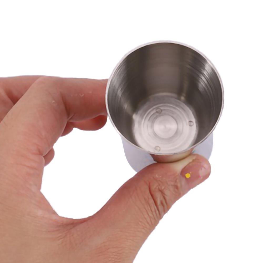 15/30ML Stainless Steel Measuring Cup Bar Metal Measuring Wine Glass Ounce Cup Bartending Measurement For