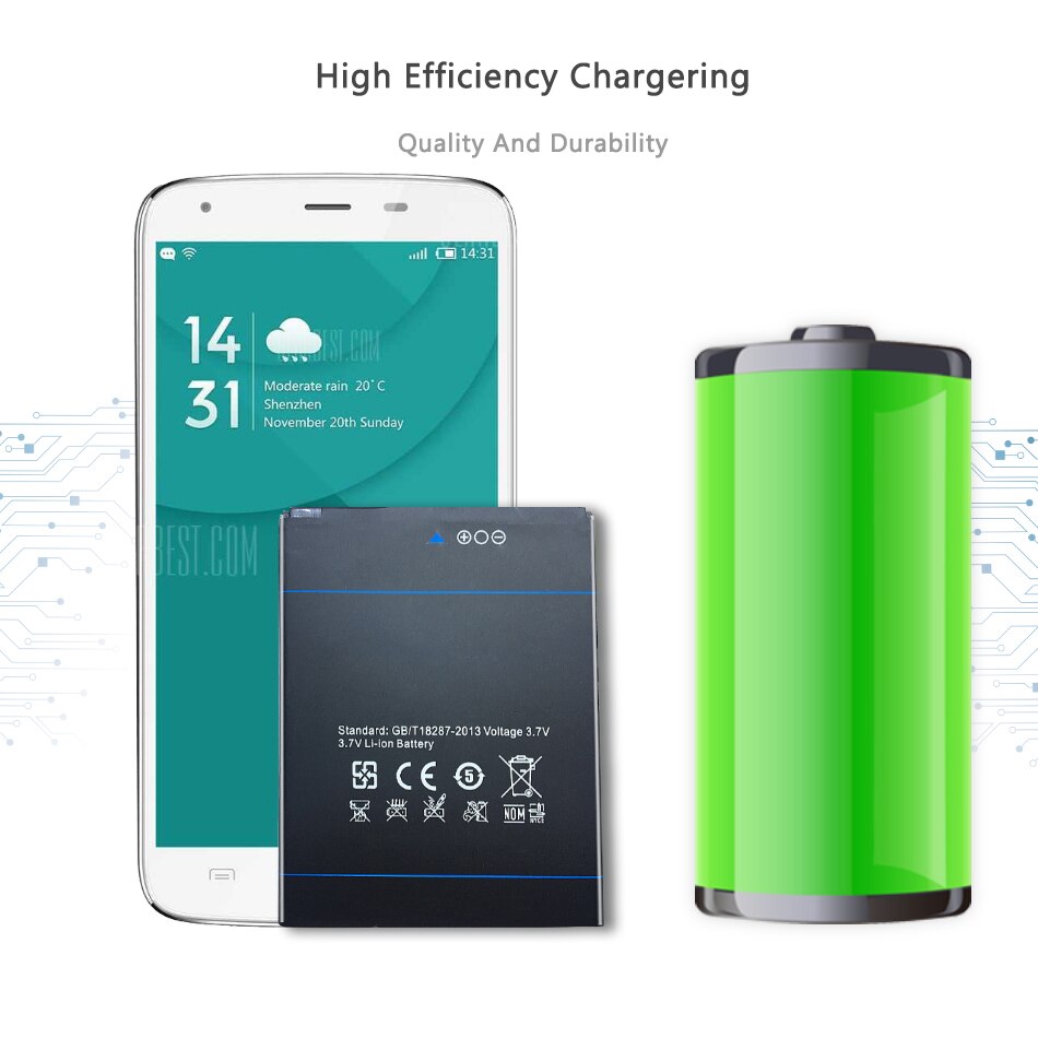 Batería para teléfono móvil Doogee TURBO DG2014 B-DG2014, , con número de seguimiento
