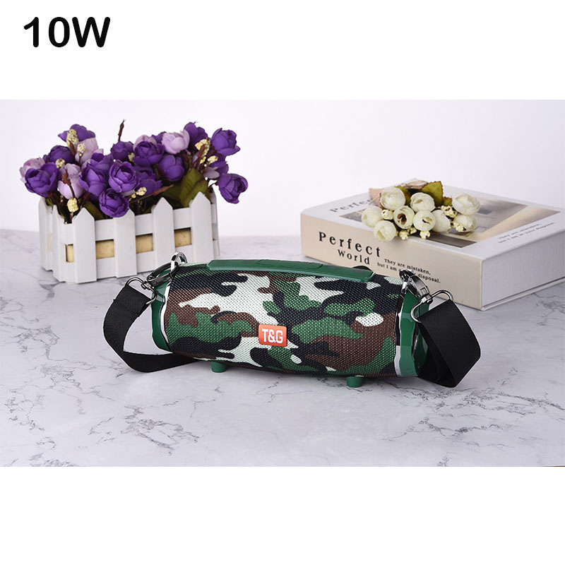 Tg118 caixa de som portátil bluetooth 40w, alto falante, portátil, para computadores, players de música, com rádio fm tf aux aux: TG145C camouflage