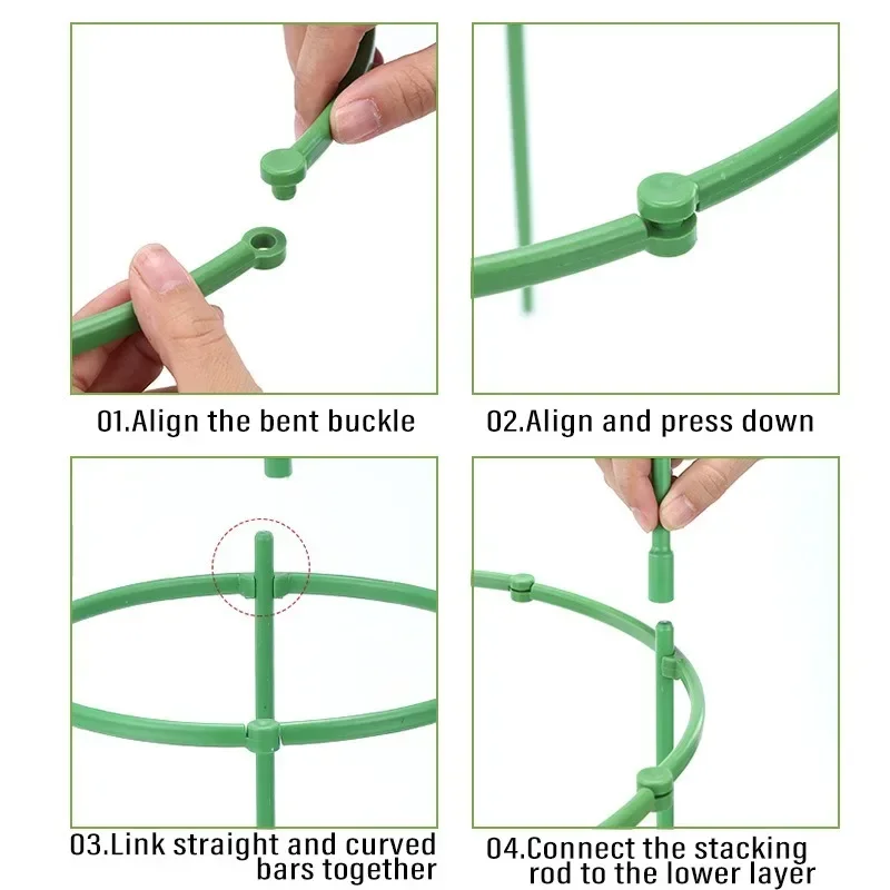 Podpórka robić pnączy, roślin kwiatowych, drążków, zielonych roślin, rama podtrzymująca, układ robić szklarni, półokrągła rura mocująca, robić użytku w pomieszczeniach zamkniętych.