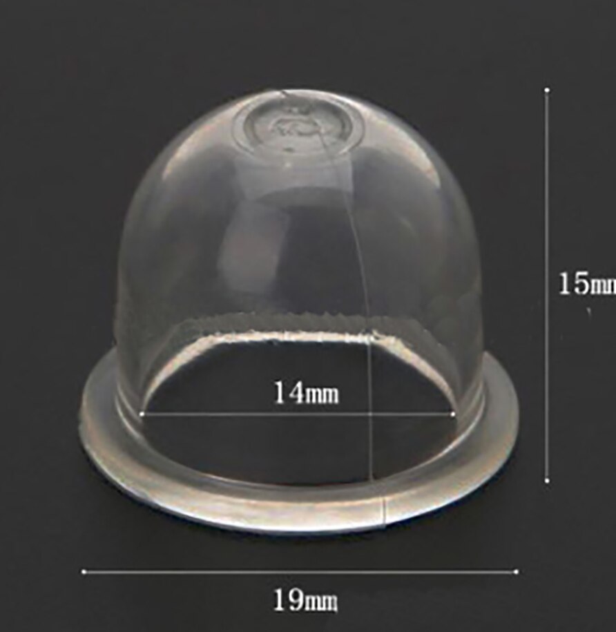 15pcs White Transparent Fuel Pump Carburetor Oil Bubble Primer Bulb Chainsaws Trimmer Brush Cutter Clear Tool 14-19mm
