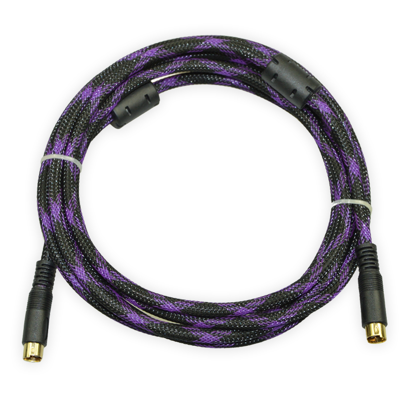 S-Video Cable S Video 4 Pin AV Cable 4P Male to Male computer connected TV cable For Project TV HDTV DVD VCR LCD S Video Cable