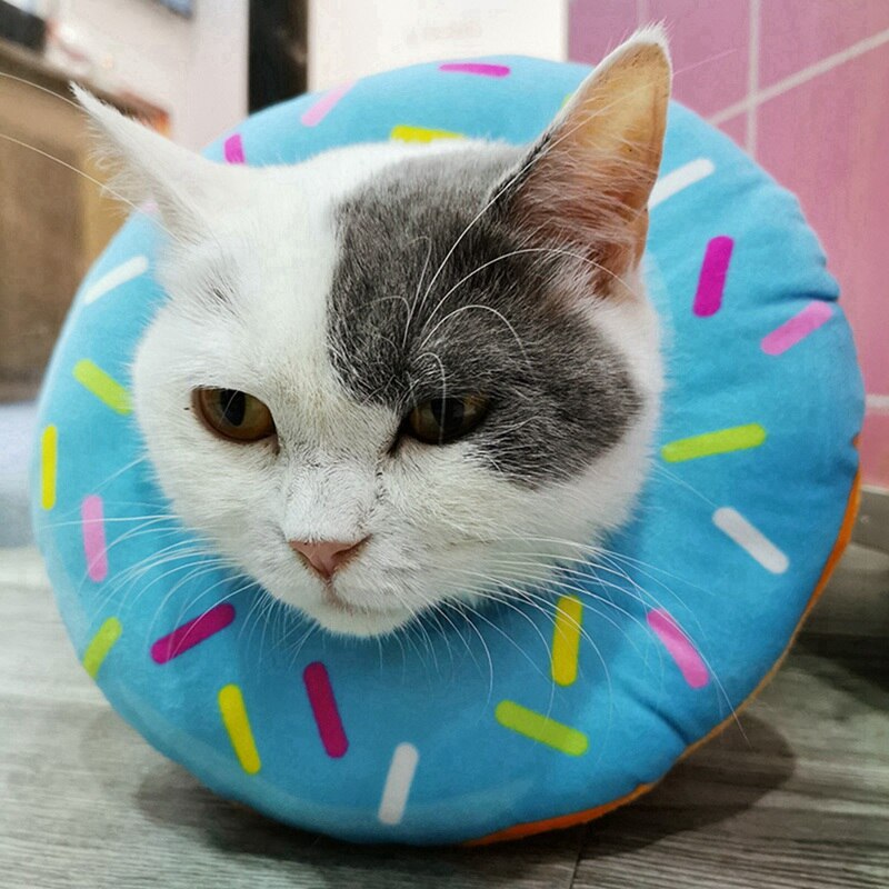 Donuts Shape Pet Protective Collar Anti-bite Lick Dog Neck Cone Recovery Surgery Wound Healing Cat Dogs Health Collar