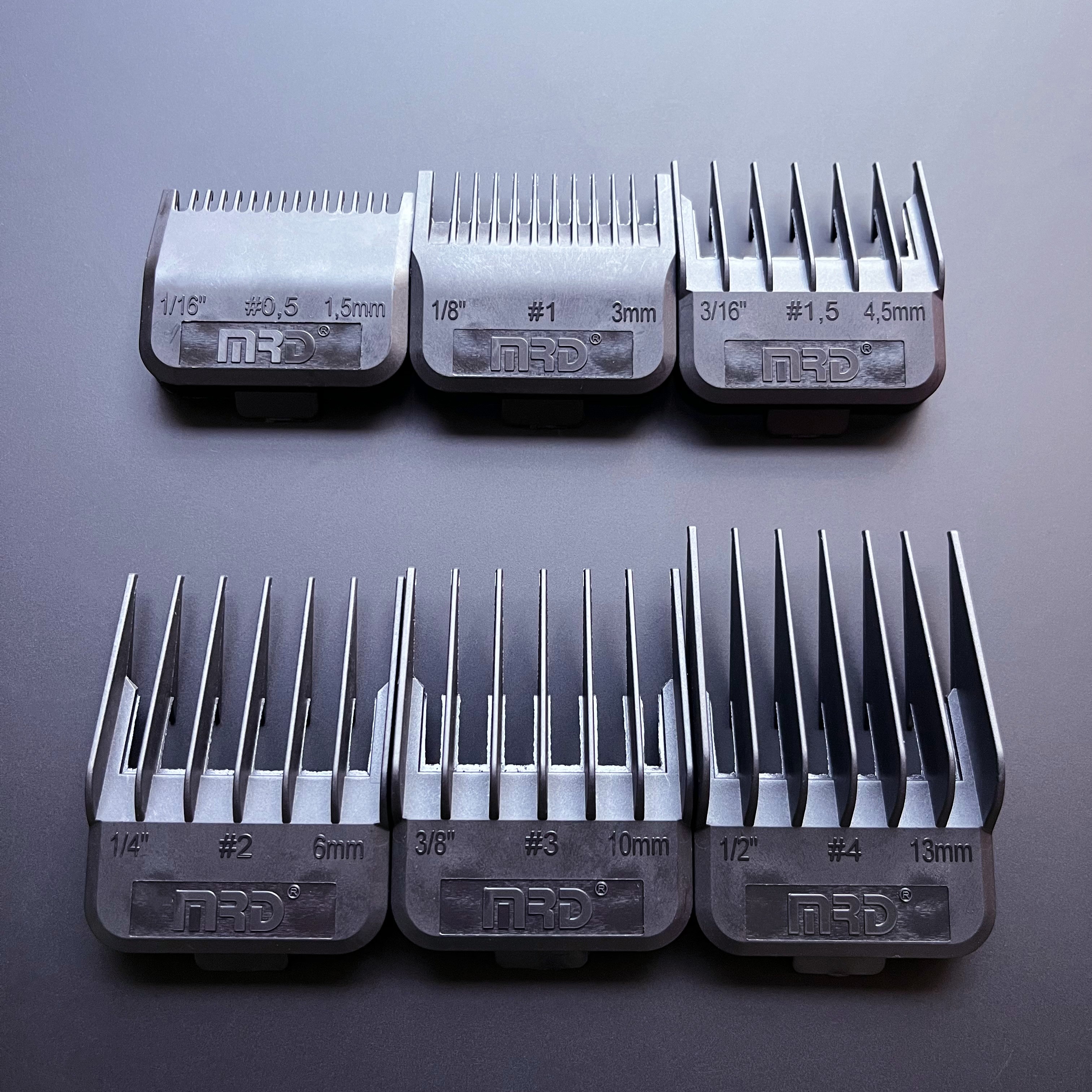 MRD Hair Clipper Accessories Trimmer Razor Charging Cable Base Cloth Limit Comb Brush: Light Grey