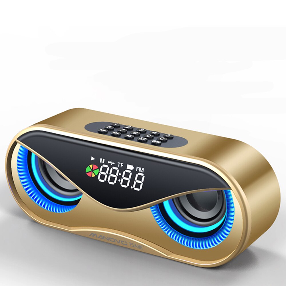 Powerful Bluetooth Speaker Bass Stereo Portable Wireless Owl Subwoofer Waterproof Sound Box Support TF, TWS, USB